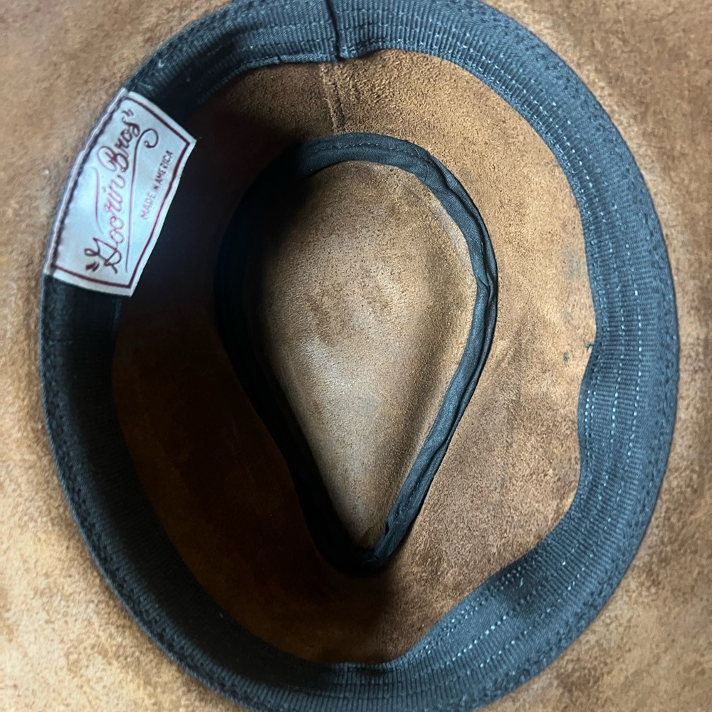 Goorin Bros. Leather fedora hat - Picture 5 of 7